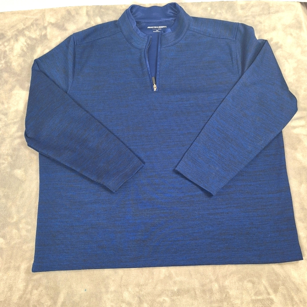 Johnston & Murphy Men's Sweater Blue 2XL